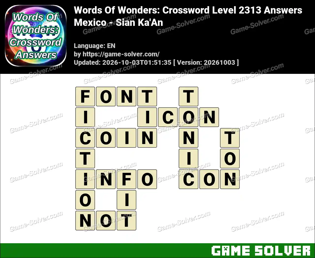 Words Of Wonders: Crossword Level 2313 Answers – Mexico – Sian Ka’An